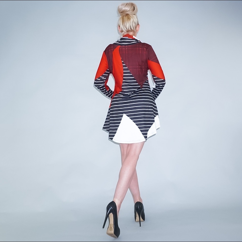 Long Sleeve Mod Dress - Picture 10 of 15